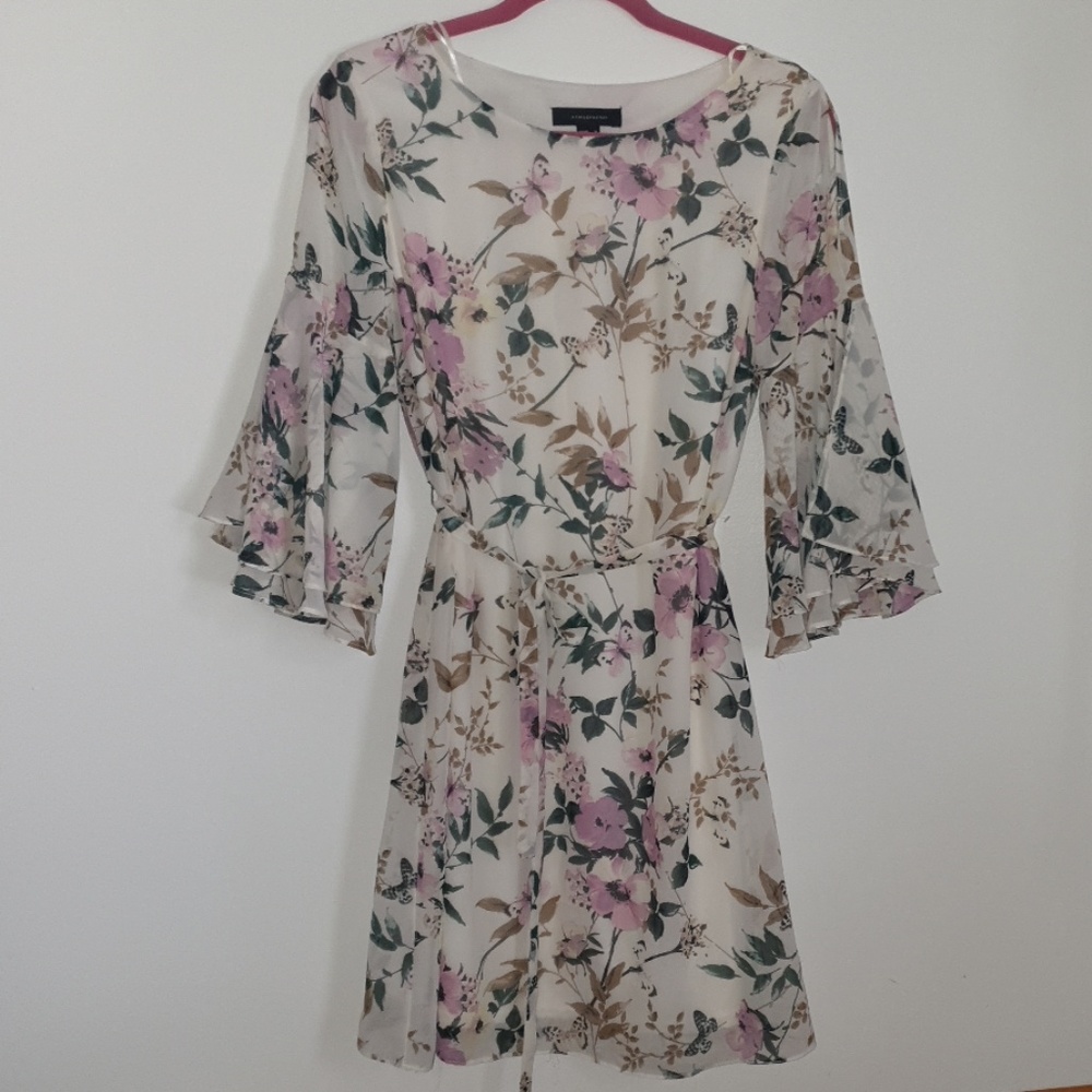 Floral flairy dress